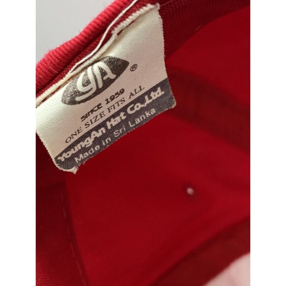 Mass Mutual Red Baseball Cap Hat Snap-back OSFM #7 on Back Embroidery - Picture 13 of 13